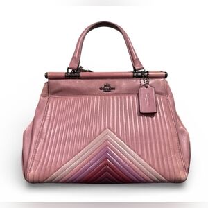 Coach Grace Bag With Color Block Quilting 2017 - Authentic & Pink